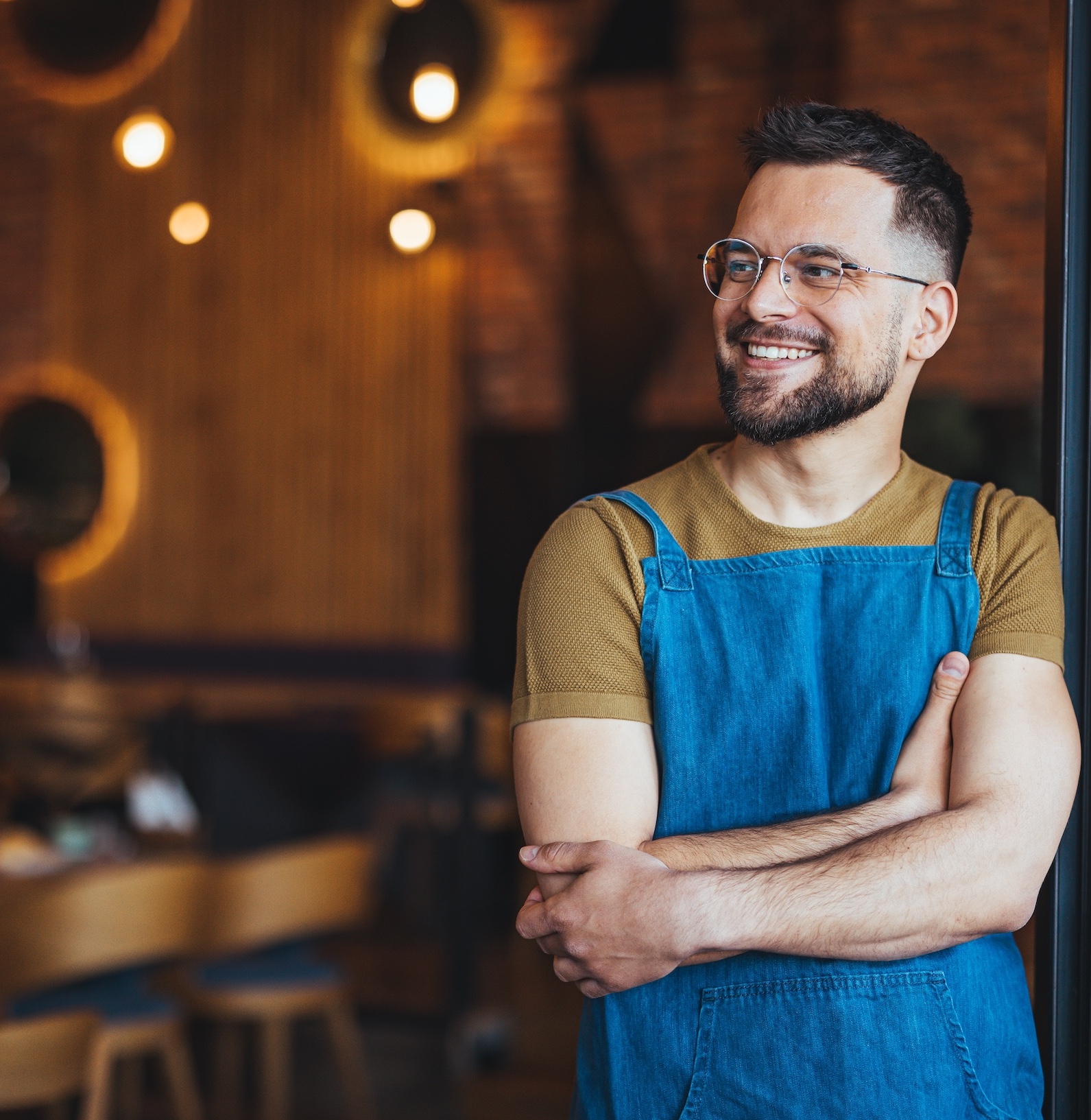 happy small business owner
